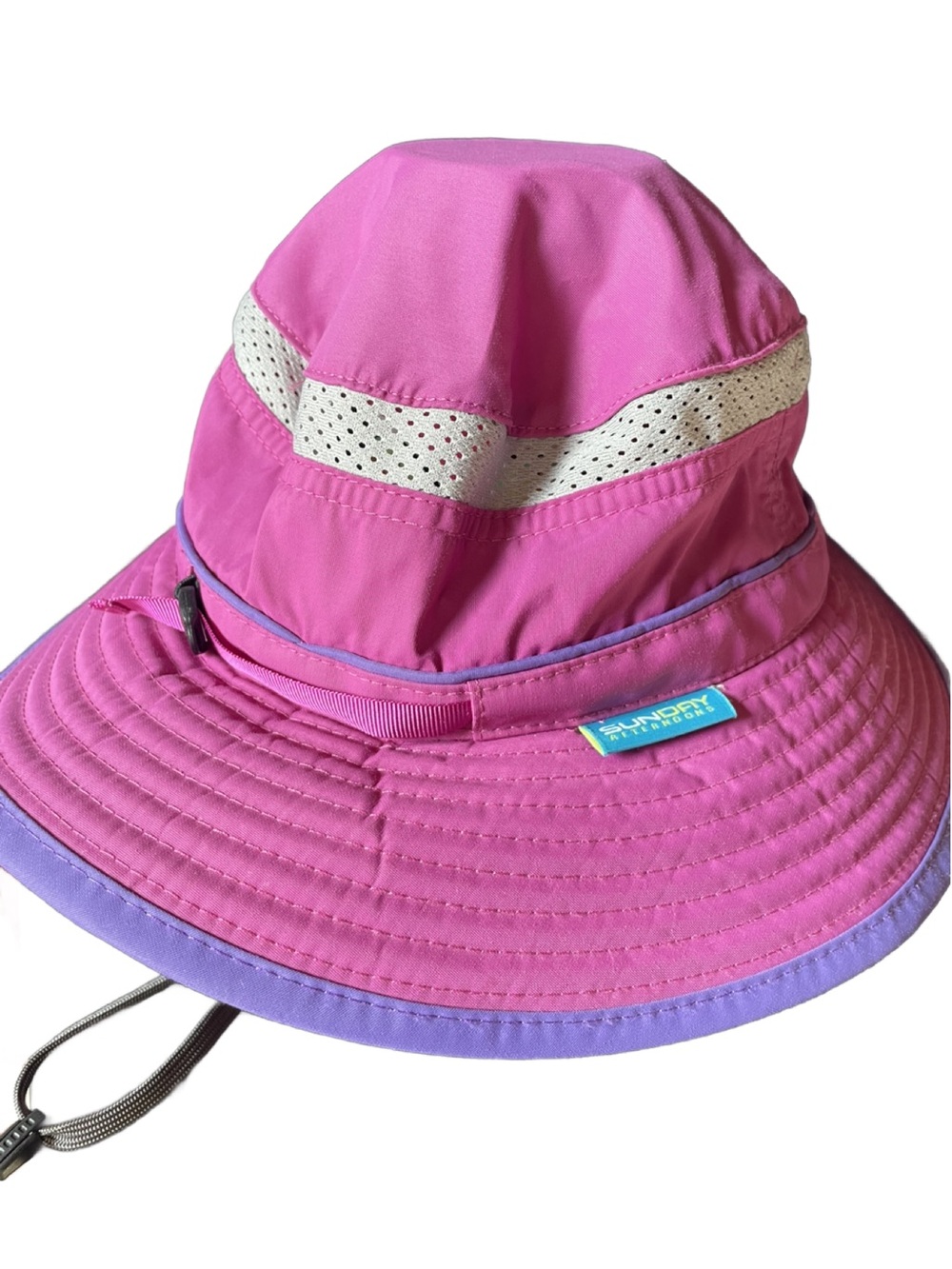 Sunday Afternoons Kid’s Fun Bucket Pink & Purple Sun Hat (Ages 5-12 Years)